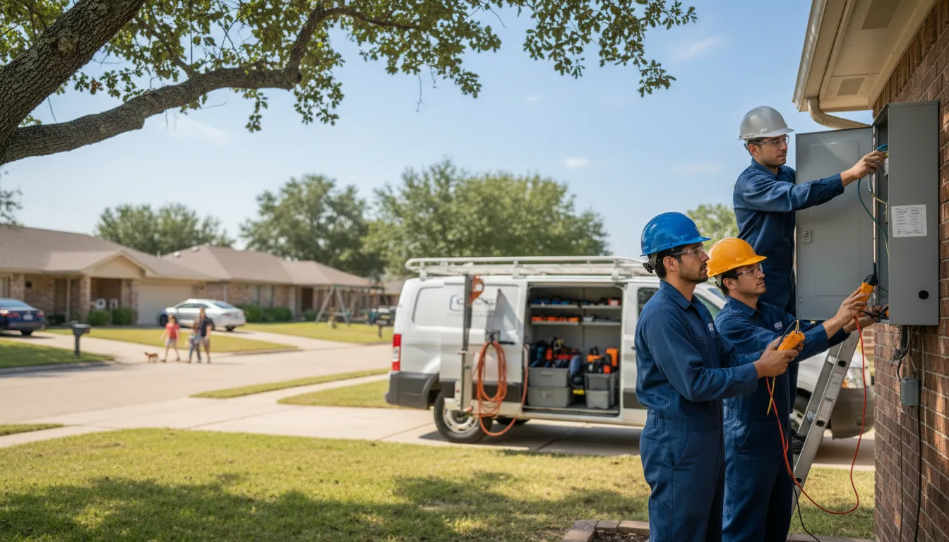 Certified electrician providing emergency electrical services in Holland, NY